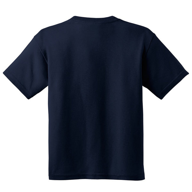 Navy - Back - Gildan Youth Unisex Heavy Cotton T-Shirt