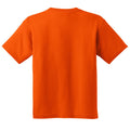 Orange - Back - Gildan Youth Unisex Heavy Cotton T-Shirt