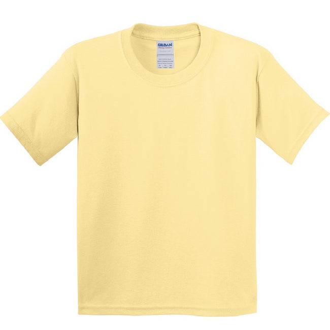 Yellow Haze - Front - Gildan Youth Unisex Heavy Cotton T-Shirt