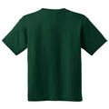 Forest Green - Side - Gildan Youth Unisex Heavy Cotton T-Shirt