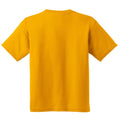Gold - Back - Gildan Youth Unisex Heavy Cotton T-Shirt