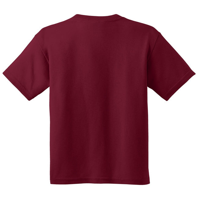 Cardinal - Back - Gildan Youth Unisex Heavy Cotton T-Shirt