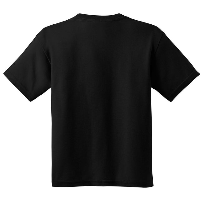 Black - Back - Gildan Youth Unisex Heavy Cotton T-Shirt