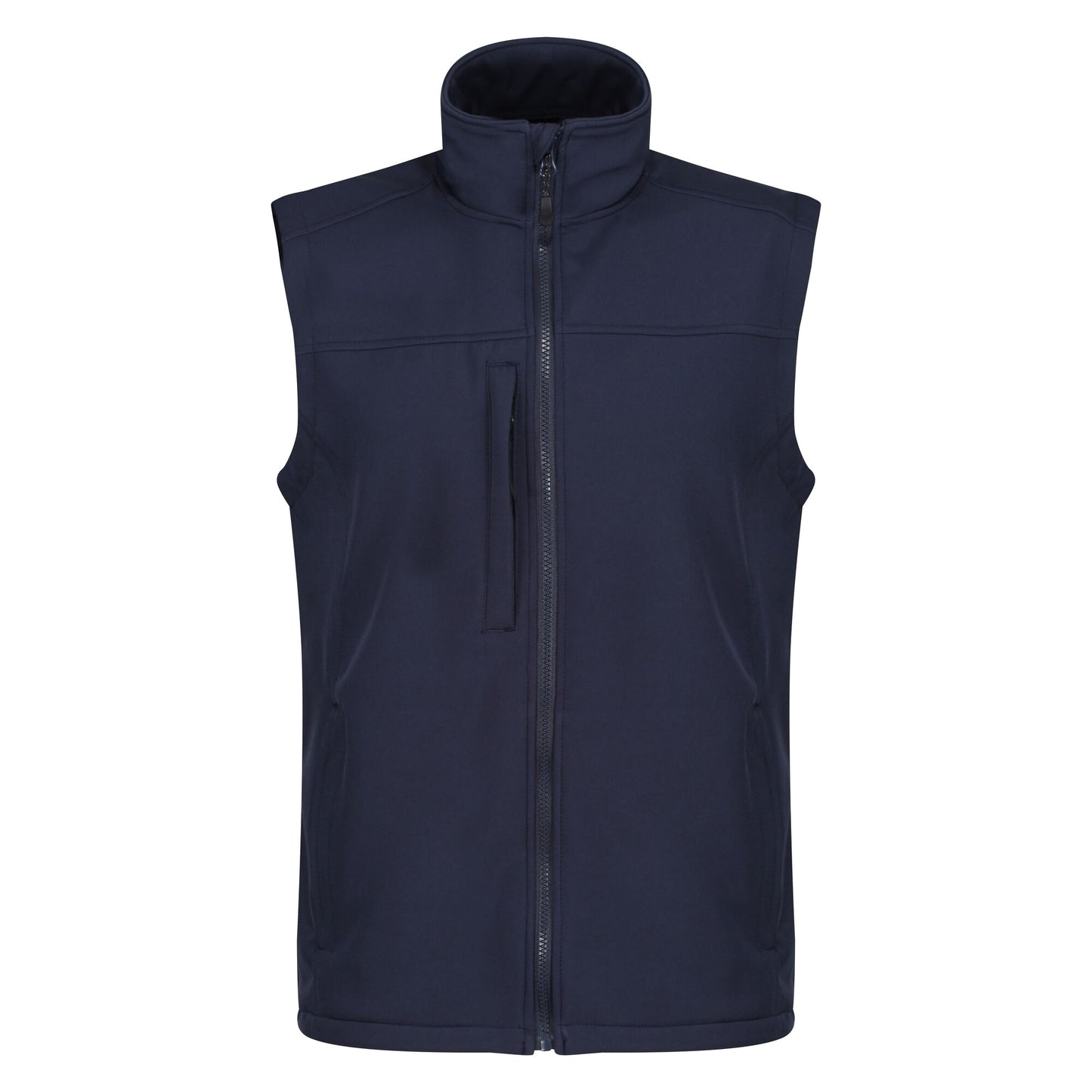 Navy-Navy - Front - Regatta Mens Flux Softshell Body Warmer