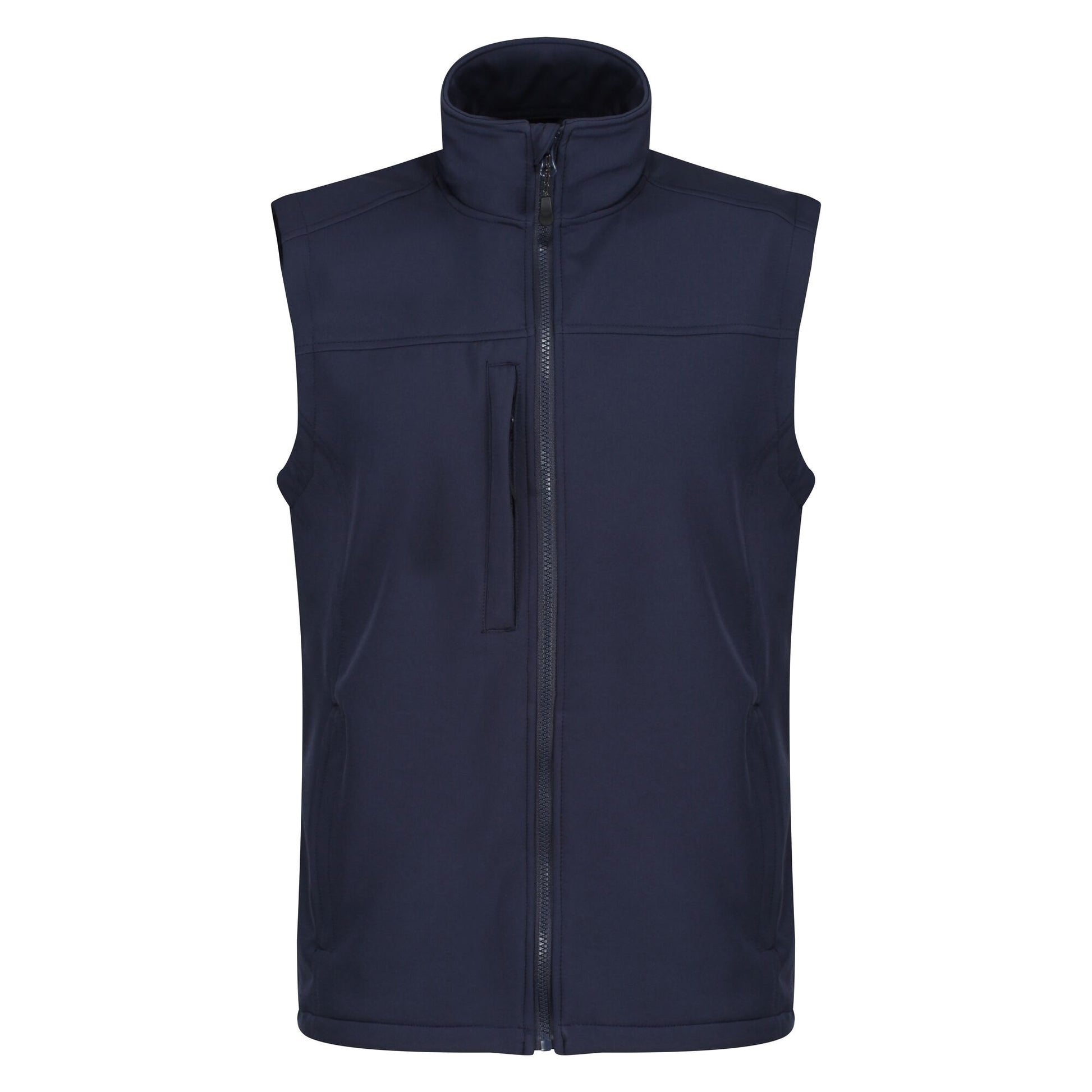 Navy-Navy - Front - Regatta Mens Flux Softshell Body Warmer