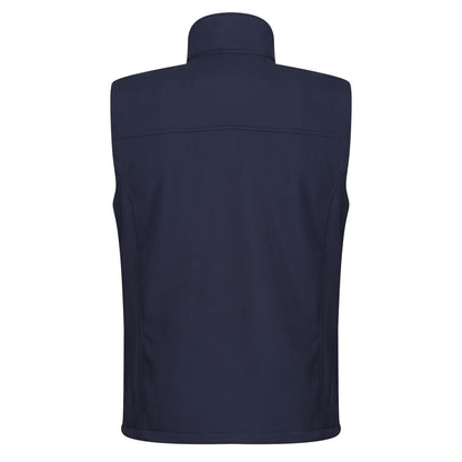 Navy-Navy - Back - Regatta Mens Flux Softshell Body Warmer