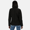 Black - Side - Regatta Womens-Ladies Ablaze 3 Layer Membrane Soft Shell Jacket
