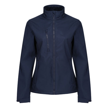 Navy - Front - Regatta Womens-Ladies Ablaze 3 Layer Membrane Soft Shell Jacket