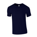 Navy Blue - Front - Gildan Mens Short Sleeve Soft-Style T-Shirt