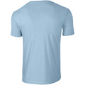 Light Blue - Side - Gildan Mens Short Sleeve Soft-Style T-Shirt