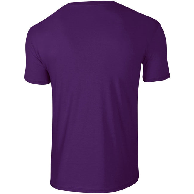 Purple - Back - Gildan Mens Short Sleeve Soft-Style T-Shirt