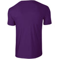 Purple - Back - Gildan Mens Short Sleeve Soft-Style T-Shirt