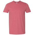 Heather Cardinal - Front - Gildan Mens Short Sleeve Soft-Style T-Shirt