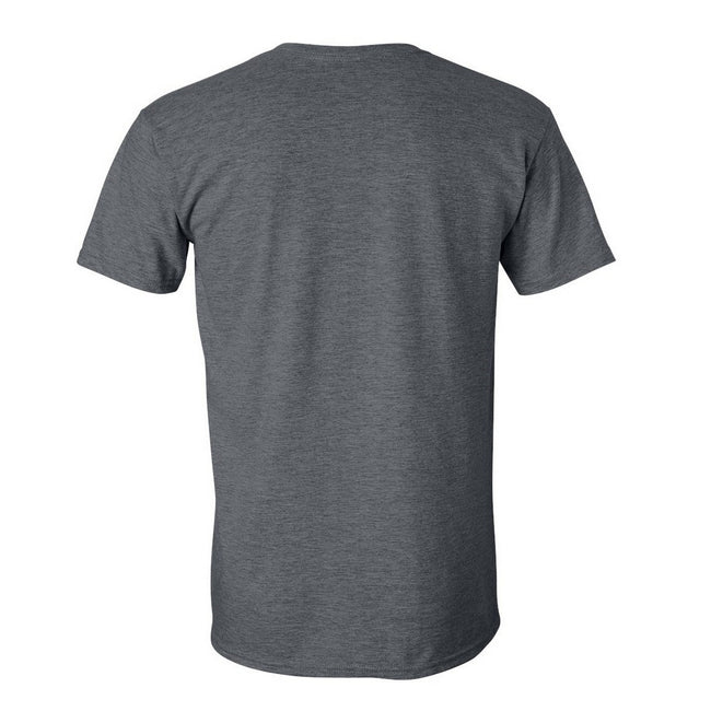 Dark Heather - Back - Gildan Mens Short Sleeve Soft-Style T-Shirt