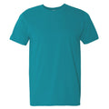 Tropical Blue - Front - Gildan Mens Short Sleeve Soft-Style T-Shirt