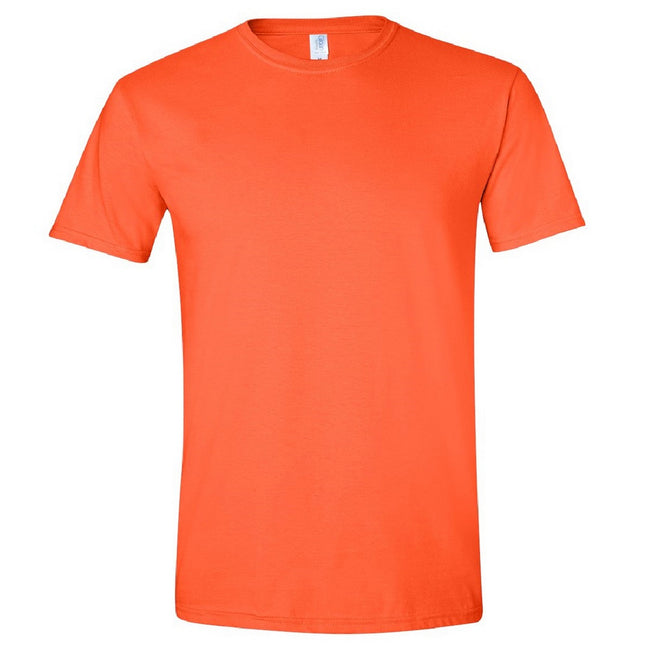 Orange - Front - Gildan Mens Short Sleeve Soft-Style T-Shirt
