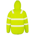 Fluorescent Yellow - Side - Result Genuine Recycled Mens Ripstop Padded Jacket