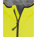 Fluorescent Yellow - Pack Shot - Result Genuine Recycled Mens Ripstop Padded Jacket