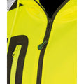 Fluorescent Yellow - Pack Shot - Result Genuine Recycled Mens Robust Safety Zipped Hoodie