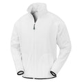 White - Front - Result Genuine Recycled Unisex Adult Fleece Jacket