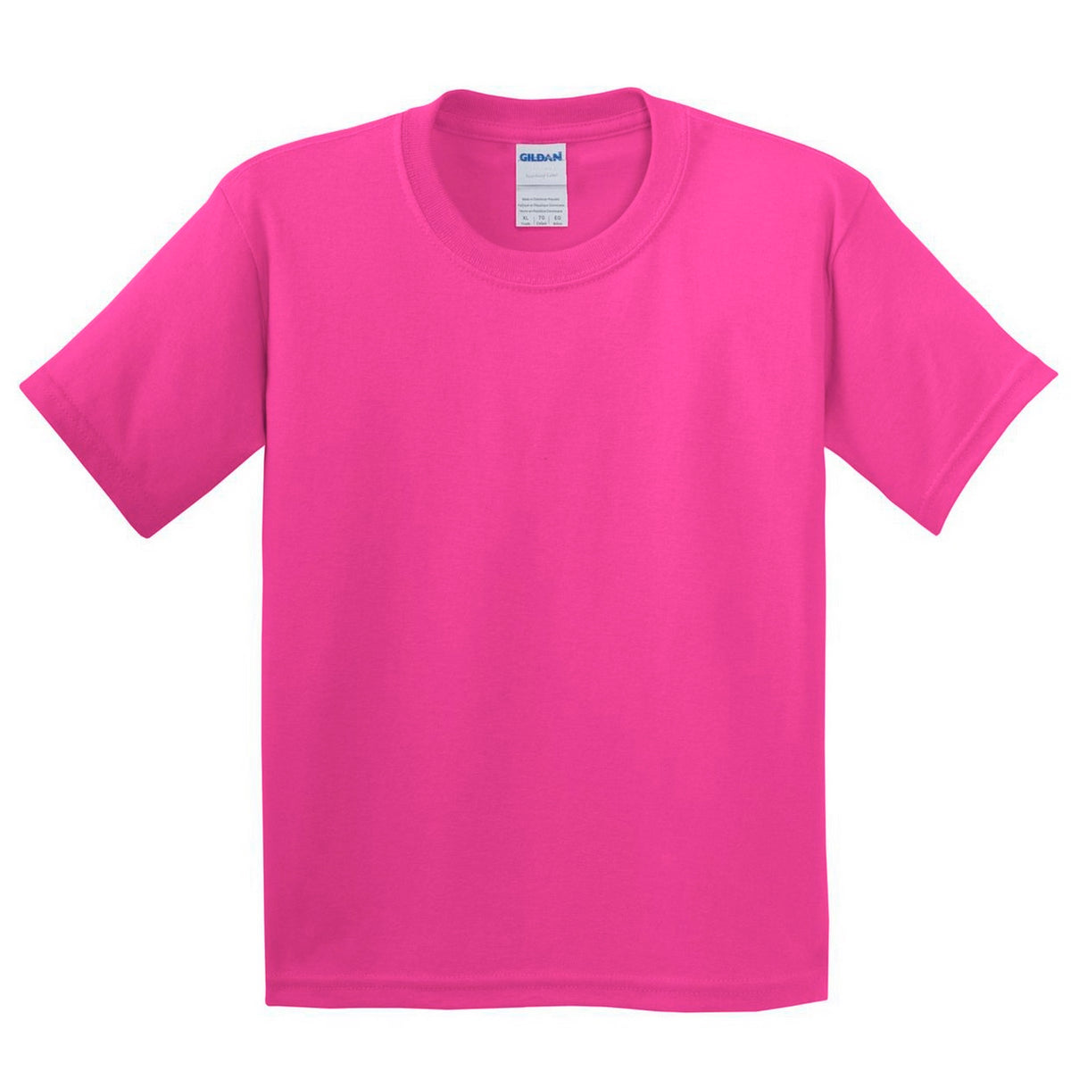 Sport Grey - Pack Shot - Gildan Childrens Unisex Soft Style T-Shirt