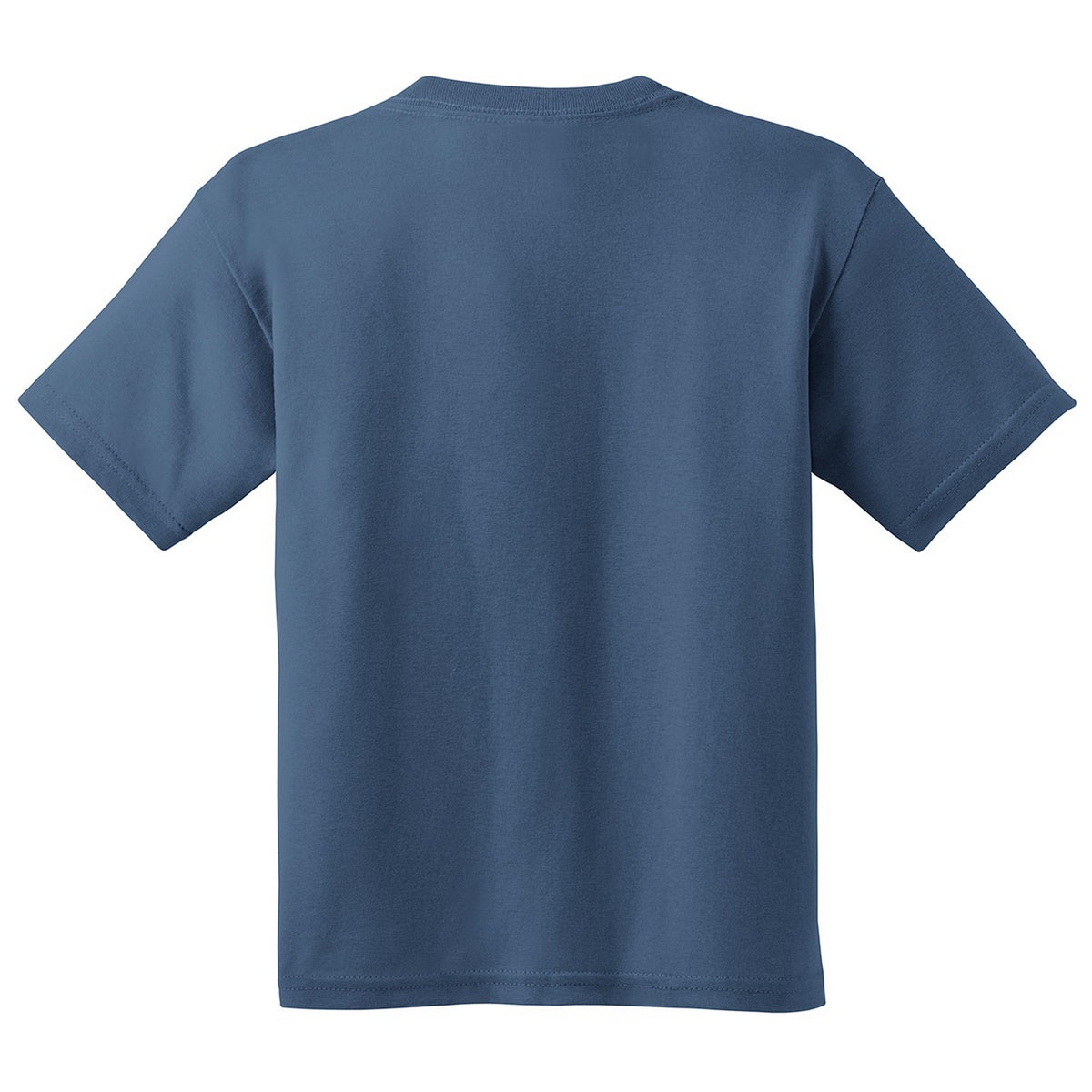 Indigo Blue - Back - Gildan Childrens Unisex Soft Style T-Shirt