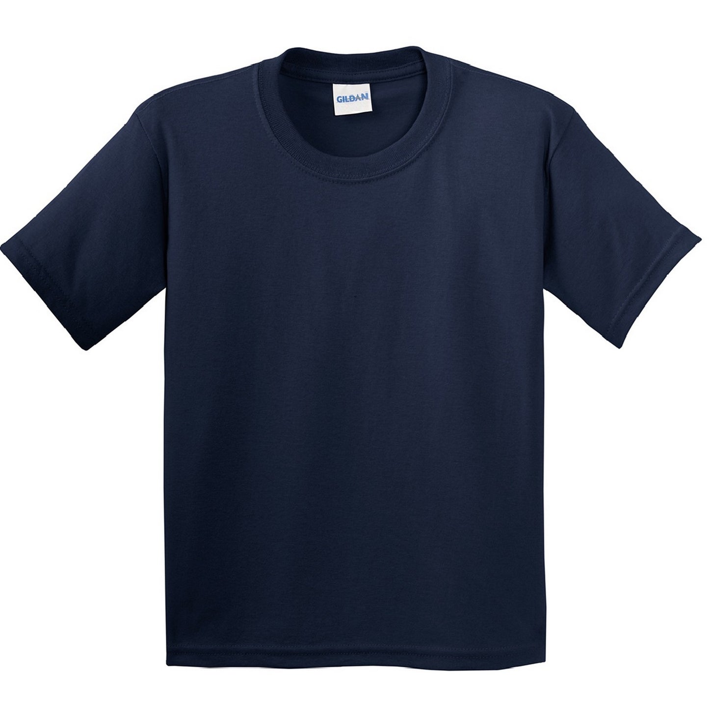 Navy - Front - Gildan Childrens Unisex Soft Style T-Shirt