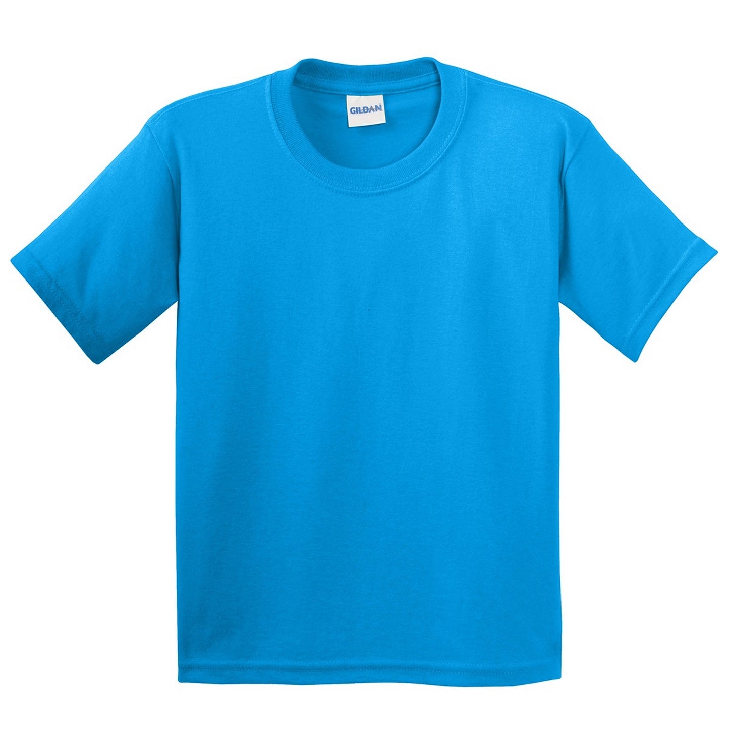 Saphire - Front - Gildan Childrens Unisex Soft Style T-Shirt
