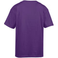 Purple - Lifestyle - Gildan Childrens Unisex Soft Style T-Shirt