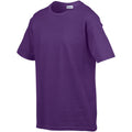 Purple - Pack Shot - Gildan Childrens Unisex Soft Style T-Shirt