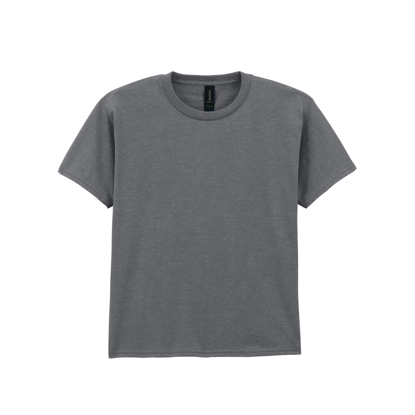 Graphite Heather - Front - Gildan Childrens Unisex Soft Style T-Shirt