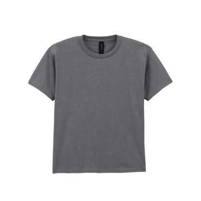 Graphite Heather - Front - Gildan Childrens Unisex Soft Style T-Shirt
