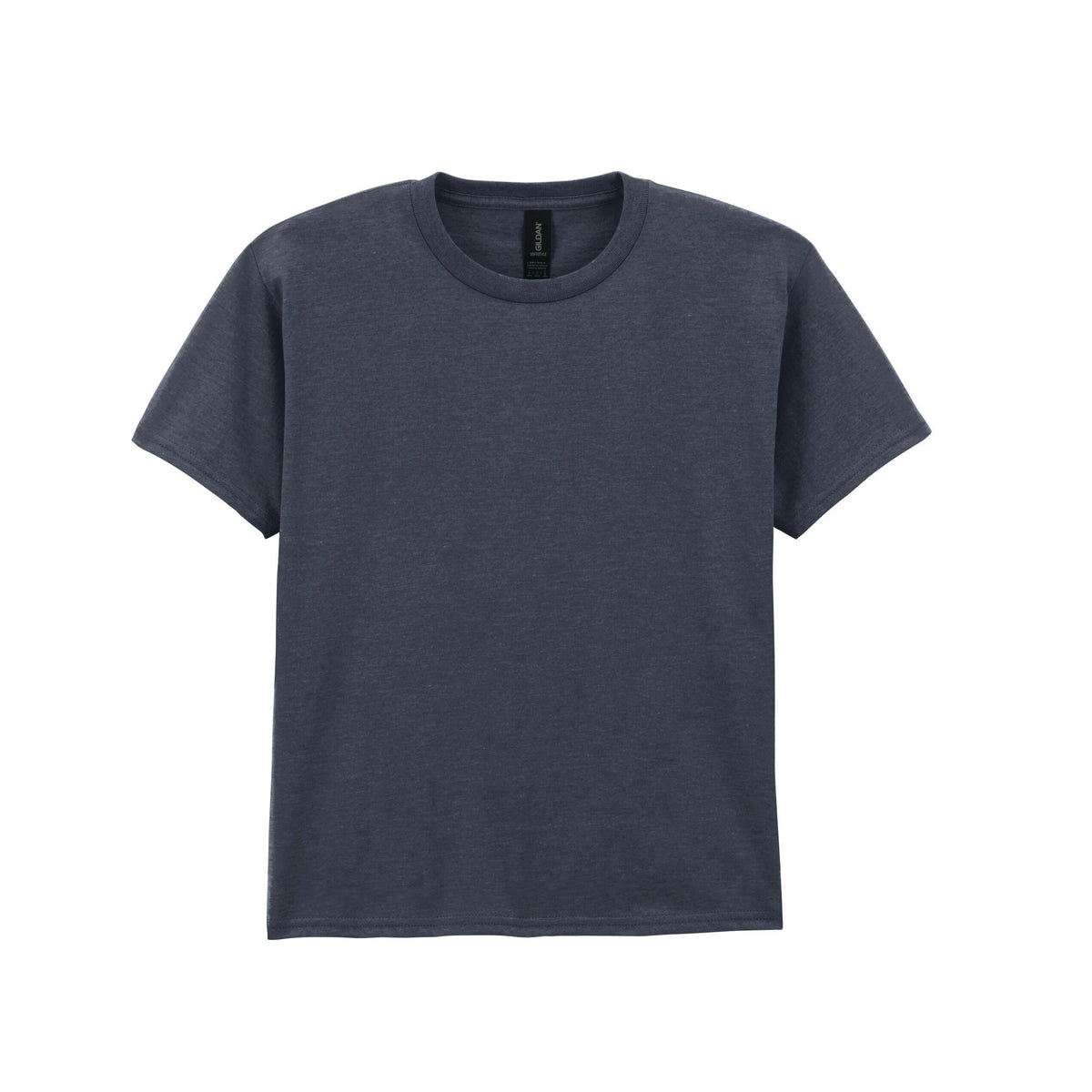 Dark Heather - Front - Gildan Childrens Unisex Soft Style T-Shirt