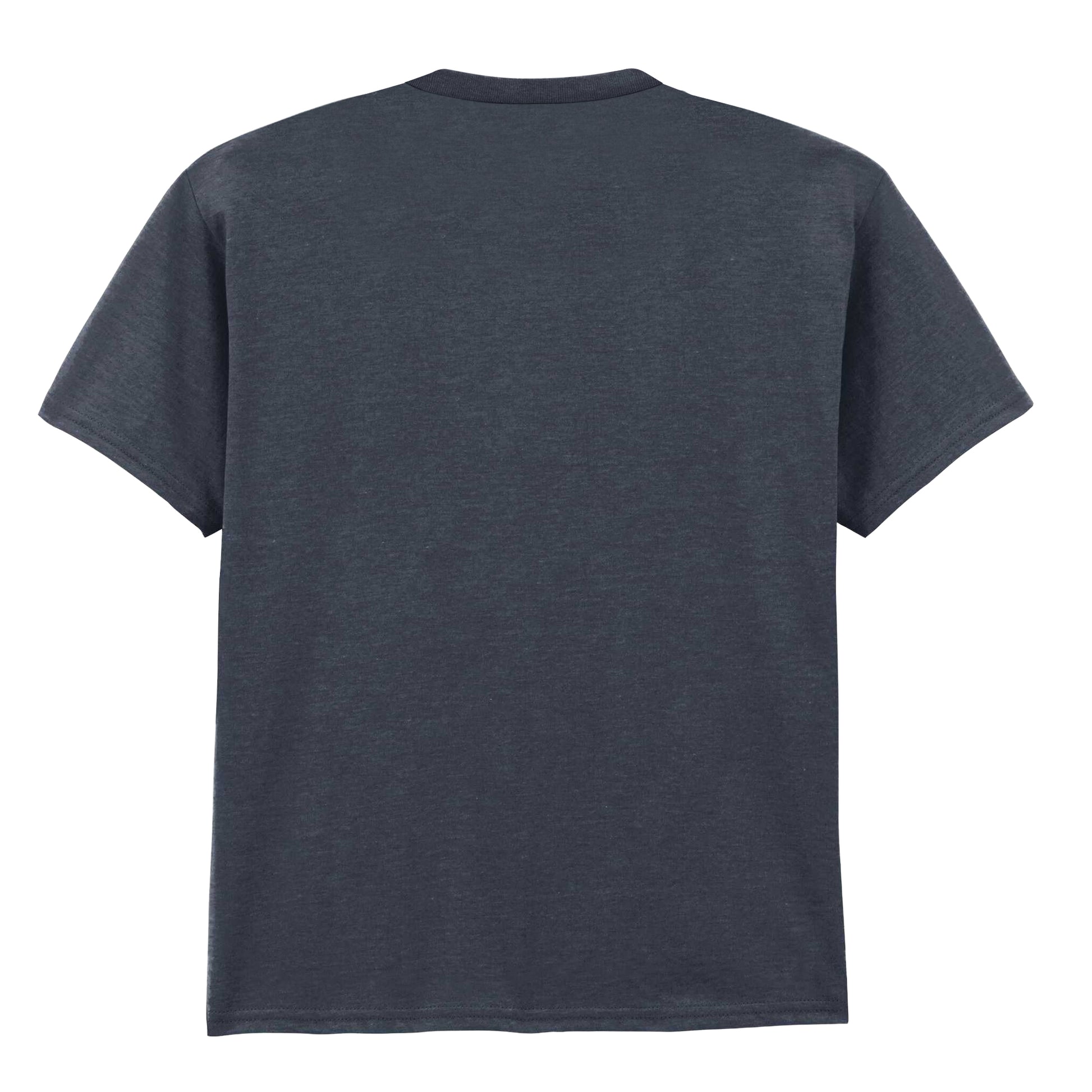 Dark Heather - Back - Gildan Childrens Unisex Soft Style T-Shirt