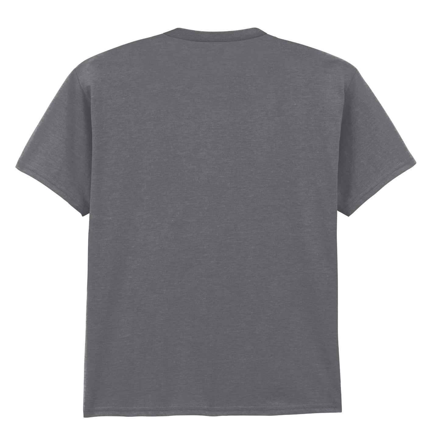 Graphite Heather - Back - Gildan Childrens Unisex Soft Style T-Shirt