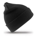 Black - Front - Result Genuine Recycled Woolly Ski Hat