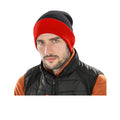 Black-Red - Back - Result Genuine Recycled Black Compass Beanie