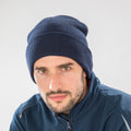 Navy - Back - Result Genuine Recycled Thinsulate Beanie