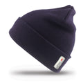 Navy - Front - Result Genuine Recycled Thinsulate Beanie