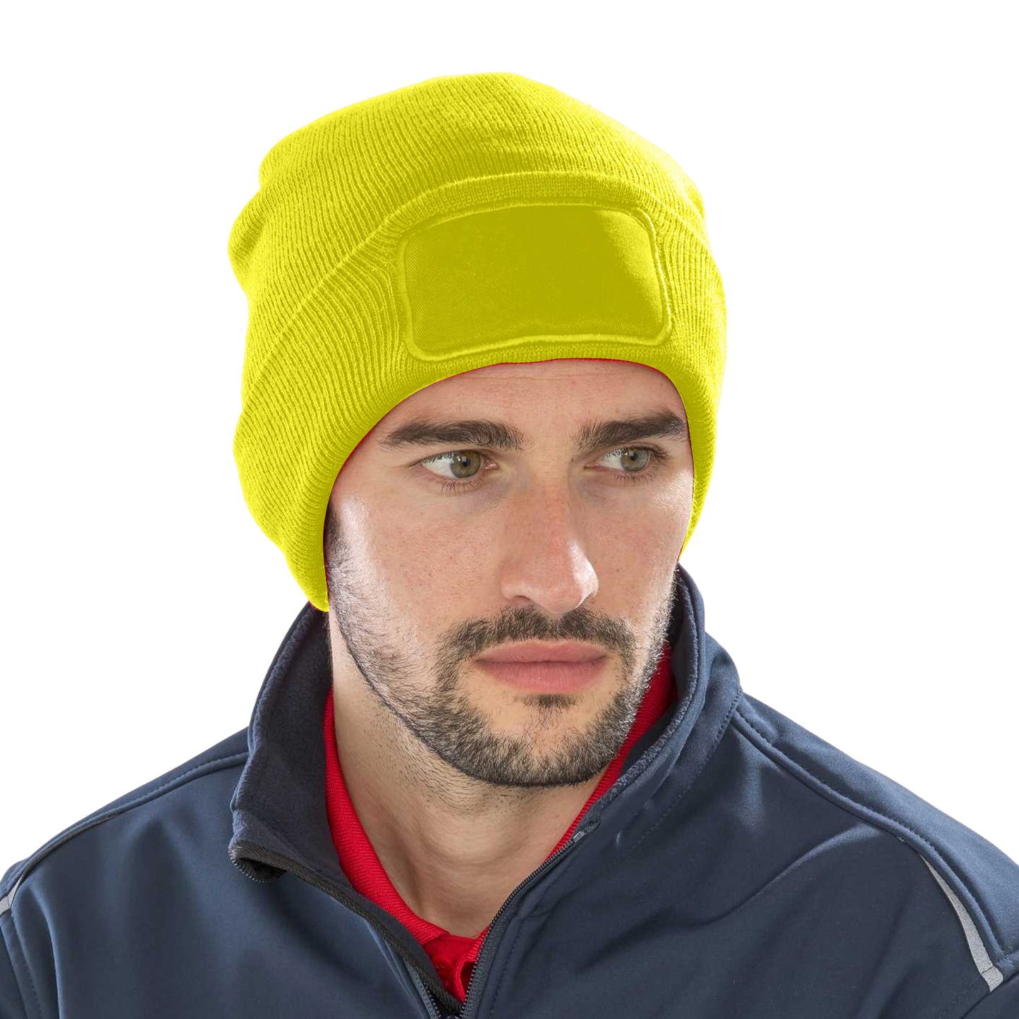 Fluorescent Yellow - Back - Result Genuine Recycled Thinsulate Printer Beanie