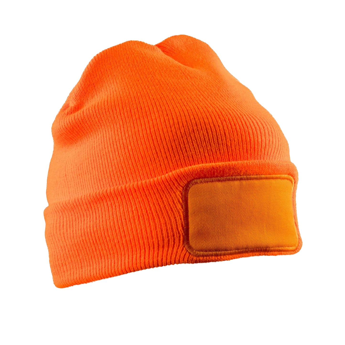 Fluorescent Orange - Front - Result Genuine Recycled Thinsulate Printer Beanie