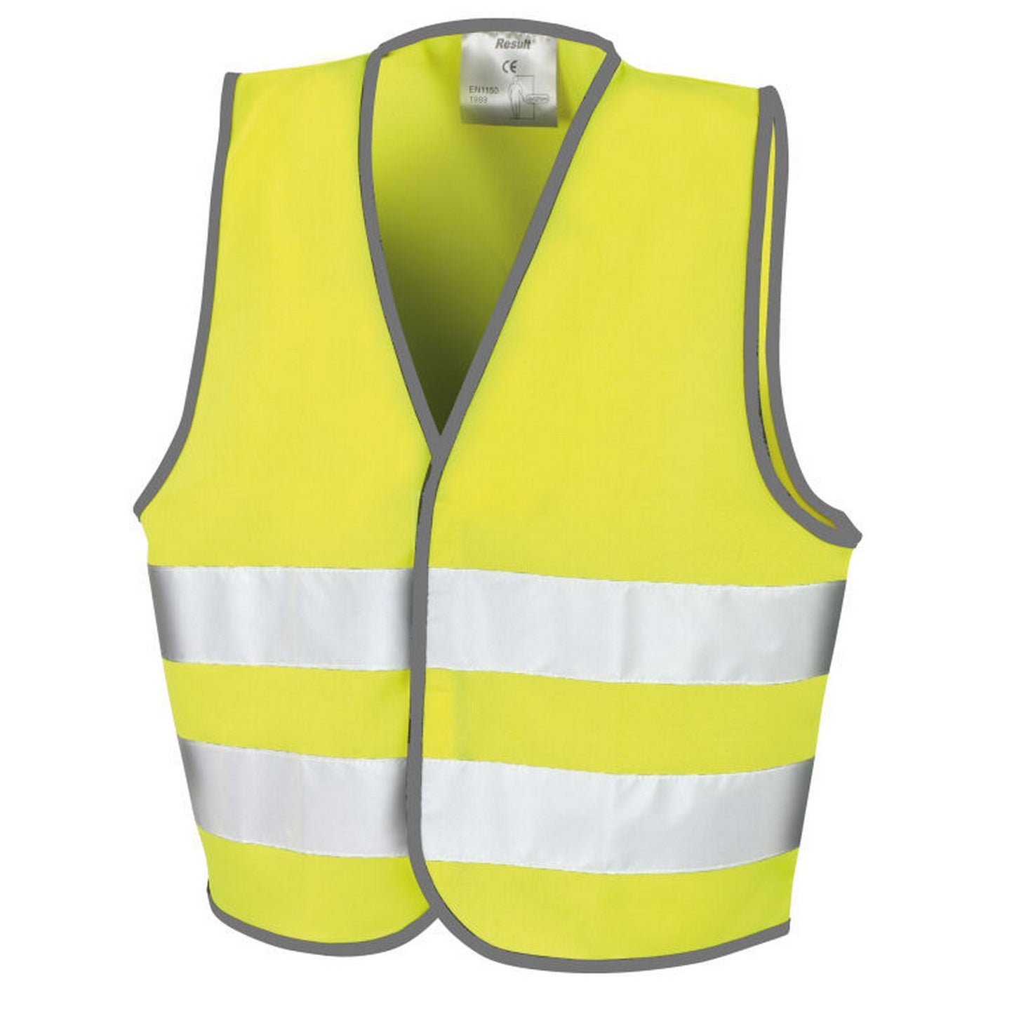 Hi Vis Yellow - Front - SAFE-GUARD by Result Childrens-Kids Safety Vest