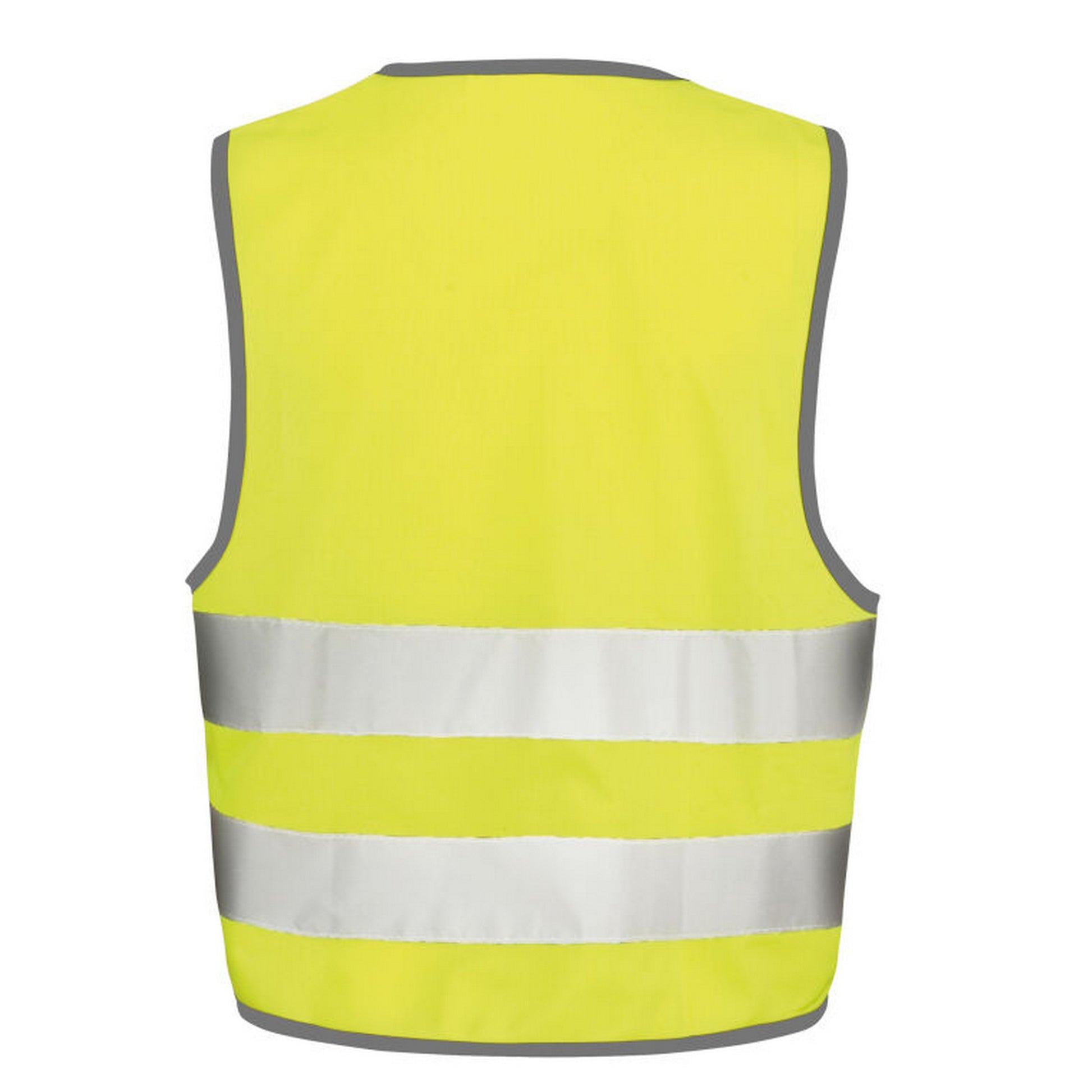 Hi Vis Yellow - Back - SAFE-GUARD by Result Childrens-Kids Safety Vest
