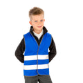 Royal Blue - Back - SAFE-GUARD by Result Childrens-Kids Core Enhanced Hi-Vis Vest
