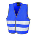 Royal Blue - Front - SAFE-GUARD by Result Childrens-Kids Core Enhanced Hi-Vis Vest