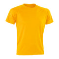Gold - Front - Spiro Mens Impact Aircool T-Shirt