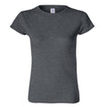Dark Heather - Front - Gildan Ladies Soft Style Short Sleeve T-Shirt