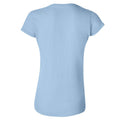 Light Blue - Back - Gildan Ladies Soft Style Short Sleeve T-Shirt