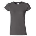 Charcoal - Front - Gildan Ladies Soft Style Short Sleeve T-Shirt