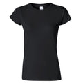 Black - Front - Gildan Ladies Soft Style Short Sleeve T-Shirt